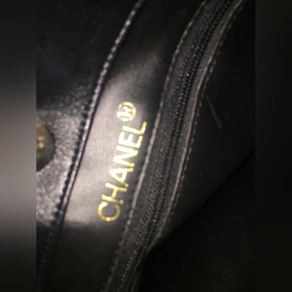 Authentic Chanel Leather Hand Bag - Picture 5 of 10